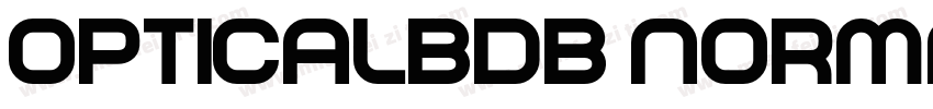 OpticalBDB Normal字体转换